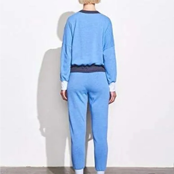Sundry. Color block sweatpants. blue. Size 0. Small or x-small. - Picture 3 of 9